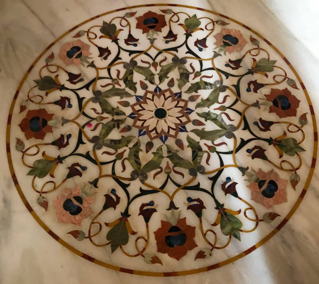 Marble Pietra-dura Inlay Floor